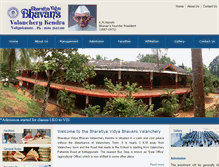 Tablet Screenshot of bharatiyavidyabhavanvalanchery.com